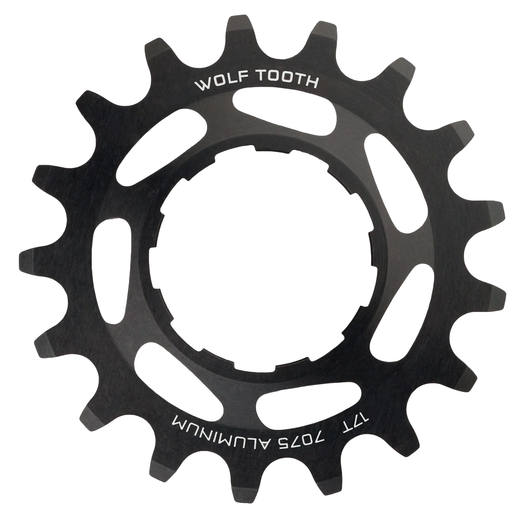 Black / 17T Aluminum Single Speed Cog