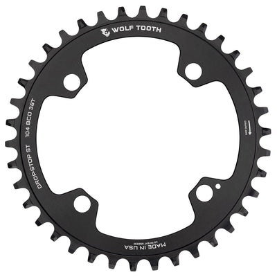 Black / 38T / Drop-Stop ST 104 BCD Chainrings