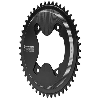 Aero 110 BCD Asymmetric 4-Bolt Chainrings for Shimano GRX Cranks