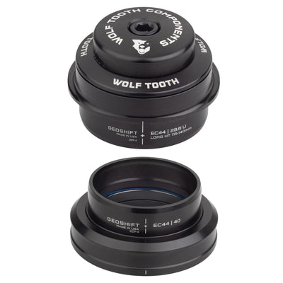 EC44/28.6 Upper, EC44/40 Lower / Long 115-140 mm Wolf Tooth 2 Degree GeoShift Performance Angle Headset