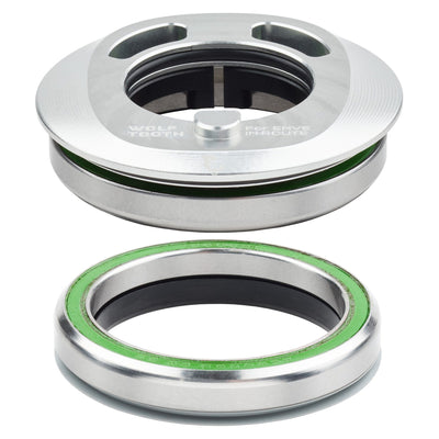 IS52 Upper & Lower Set / Raw Silver Wolf Tooth Premium IS52 Internal Headset for ENVE IN-Route System