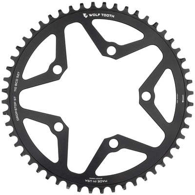Drop-Stop ST / 52T 110 BCD Gravel / CX / Road Chainrings