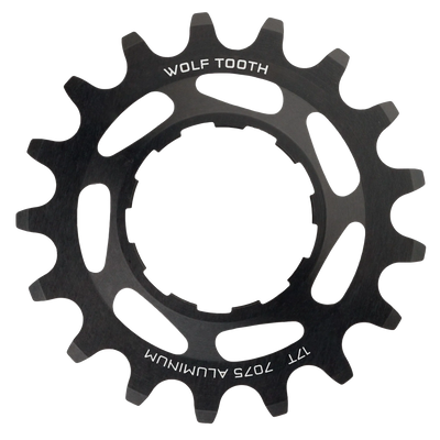 Black / 17T Aluminum Single Speed Cog